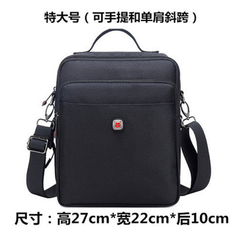 FLOWERSVERSE Swiss Army Knife Shoulder Bag Men's Oxford Cloth Wear Mobile Phone Belt Pouch Canvas Sports Leisure Men's Messenger Bag