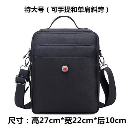 FLOWERSVERSE Swiss Army Knife Shoulder Bag Men's Oxford Cloth Wear Mobile Phone Belt Pouch Canvas Sports Leisure Men's Messenger Bag