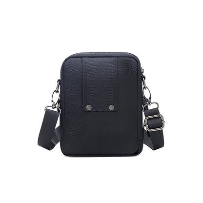 FLOWERSVERSE Swiss Army Knife Shoulder Bag Men's Oxford Cloth Wear Mobile Phone Belt Pouch Canvas Sports Leisure Men's Messenger Bag