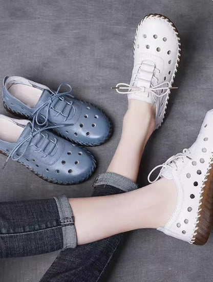 flowersverse Summer Daily Leather Flats