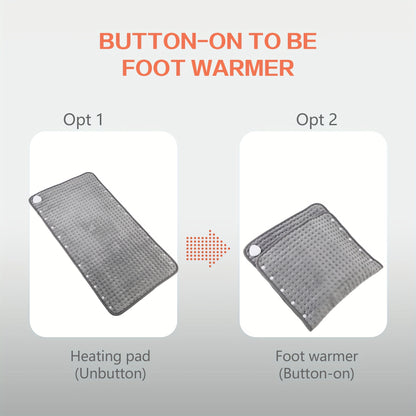 Electric Heating Pad - Professional Massage Equipment for Neck, Shoulders, Abdomen, Leg, and Feet with Washable Design, Auto Shut Off, and Perfect as a Valentine's Day Gift