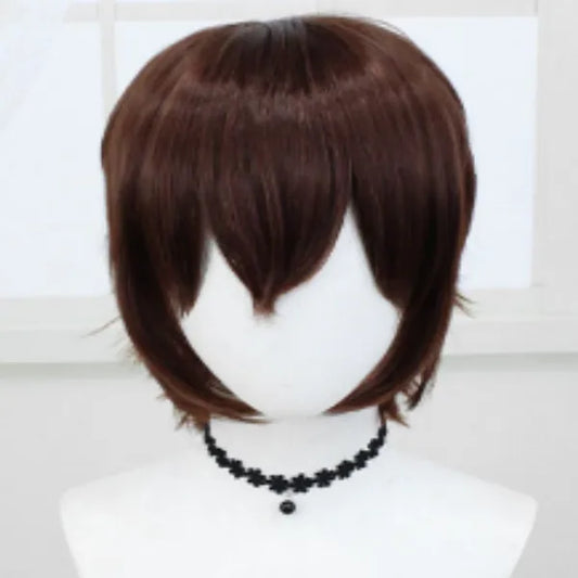 Short hair with fur on top, multiple colors available for headwear, female hairstyle