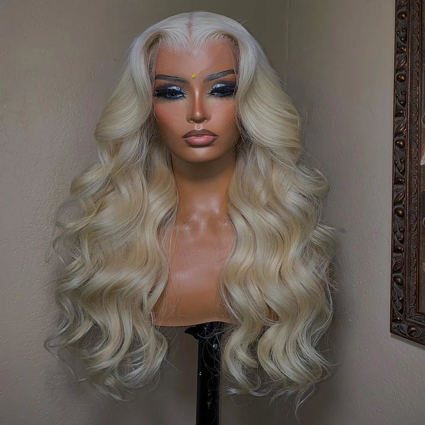 40 Inch 613 Honey Blonde Lace Front Human Hair Wigs Brazilian Body Wave Colored HD Lace Frontal Wig For Women Synthetic Heat Resistant