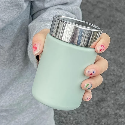 7.78oz Mini Stainless Steel 304 Vacuum Flask, Fashionable Portable Pocket Insulated Mug for Coffee and Tea, Uncharged Double-Wall Thermal Beverage Tumbler