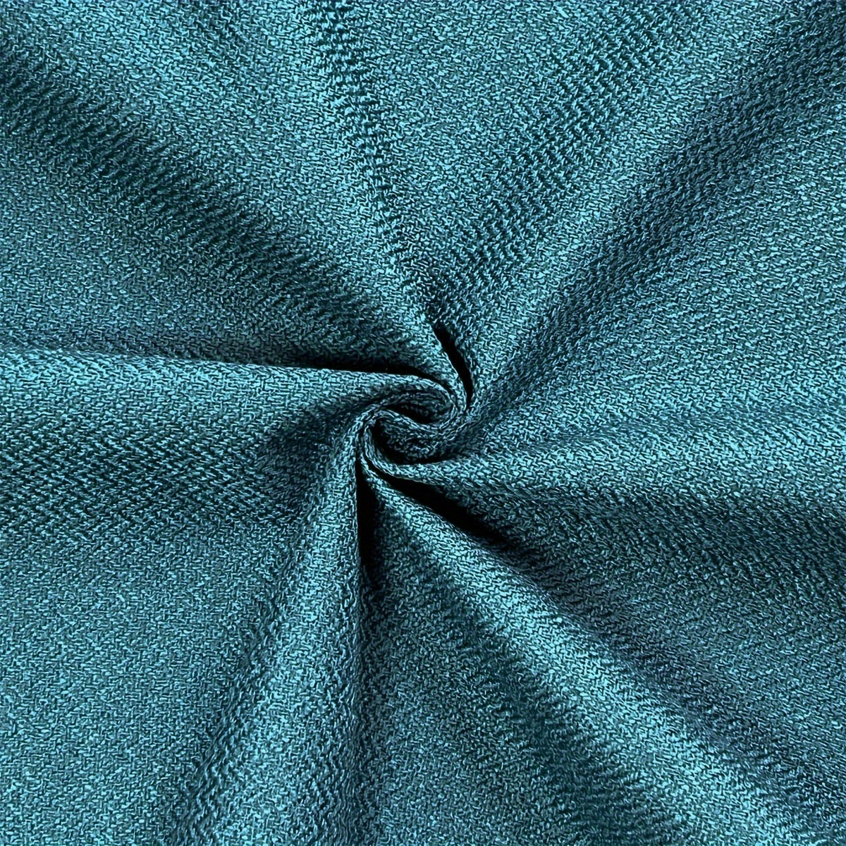 2 Panels Luxurious Blackout Faux Linen Imitation Textured Curtains - Panels with Insulating Polyester Coating, Grommet Top, and Room Darkening Function for Bedroom, Living Room, Home Decoration and Energy Efficiency