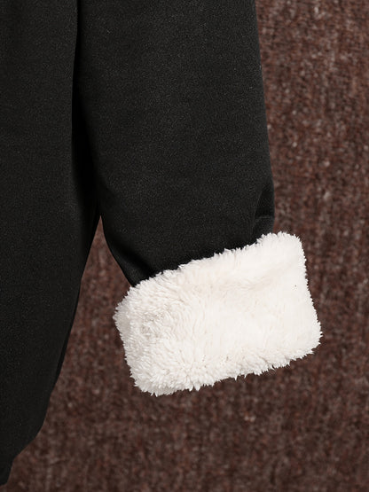 Cozy Boys' Fleece Jacket - Soft Fleece Lined, Zip Up, Hooded, Non Stretch, Label Patched, Casual Wear for Fall and Winter - Comfortable Boys Clothes for Chilly Days