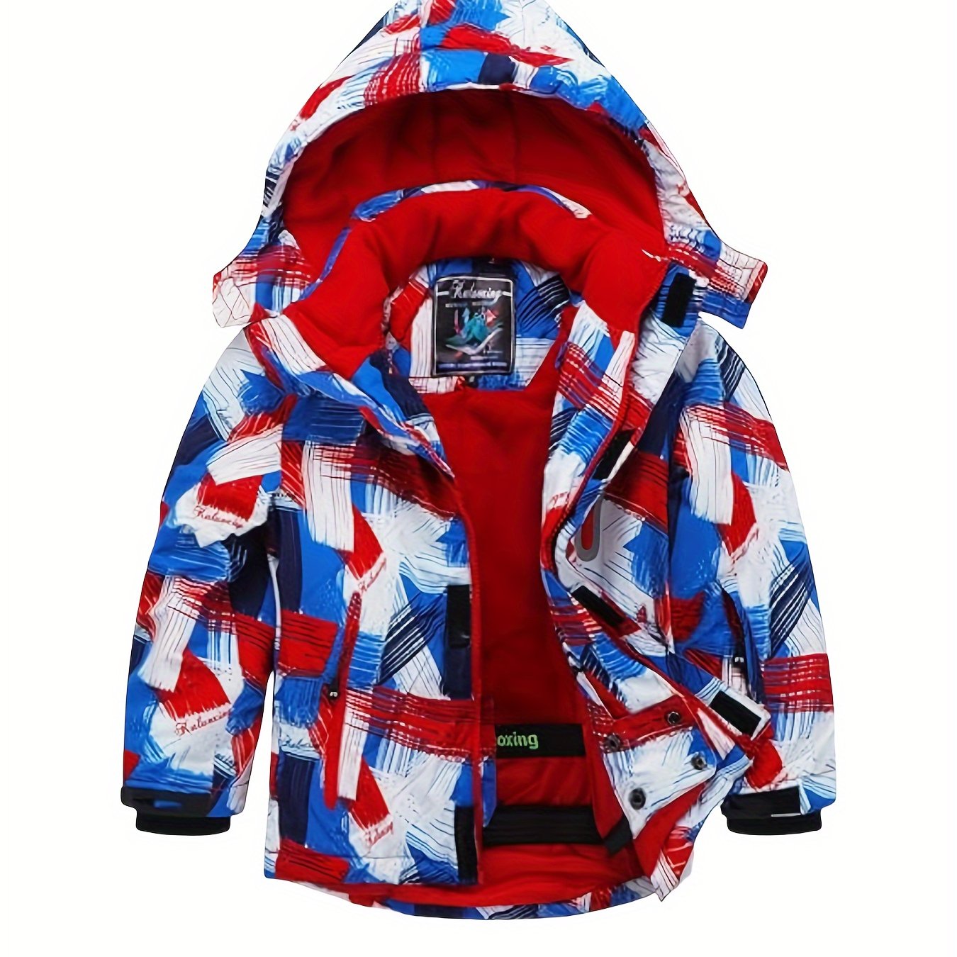 Children's Ski Wear Boys And Girls Ski Wear Waterproof, Warm And Breathable Outdoor Padded Coat