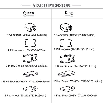 7-Piece Boho Beige Striped Comforter Set - Soft, Breathable, Skin-Friendly Bedding with Comforter, Flat Sheet, Fitted Sheet, and 4 Pillowcases - Perfect for Bedroom Room Decor, Comfortable Sleeping Experience