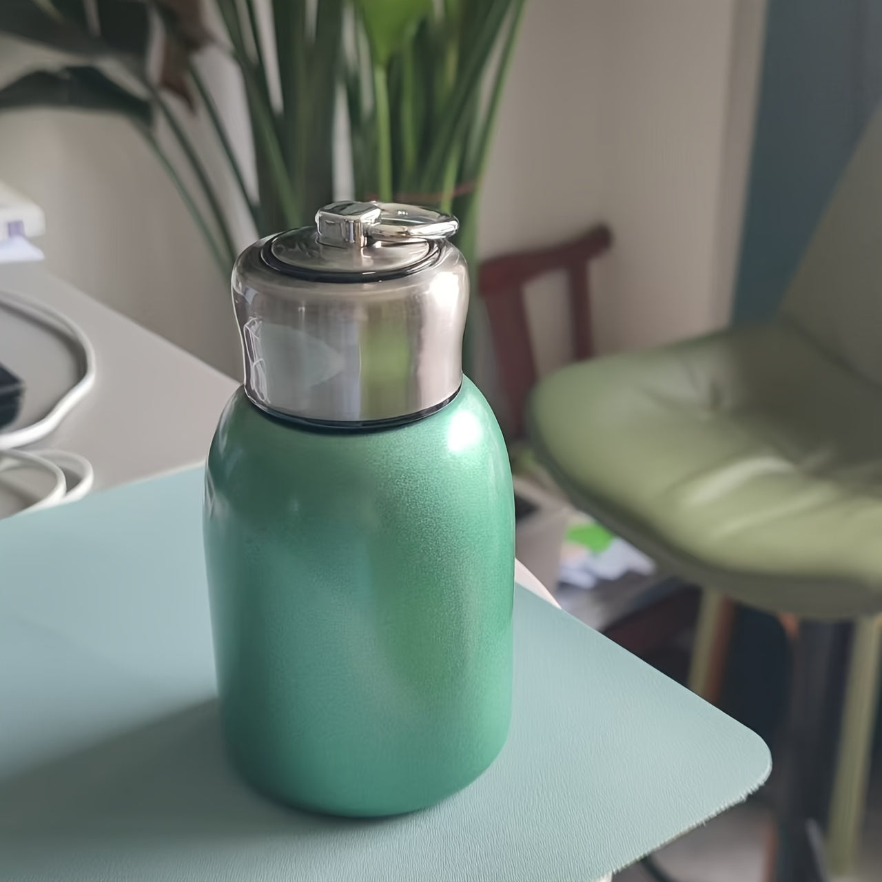 304 Stainless Steel Vacuum Flask - 10.14oz Portable Insulated Water Bottle, Leakproof & Food-Safe for Outdoor Camping, Hiking, Driving - Ideal Gift