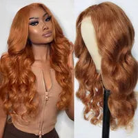 Ash Blonde Highlights 13x4 Lace Front Human Hair for Women Black Roots Ombre Body Wave Synthetic Wig Pre Plucked