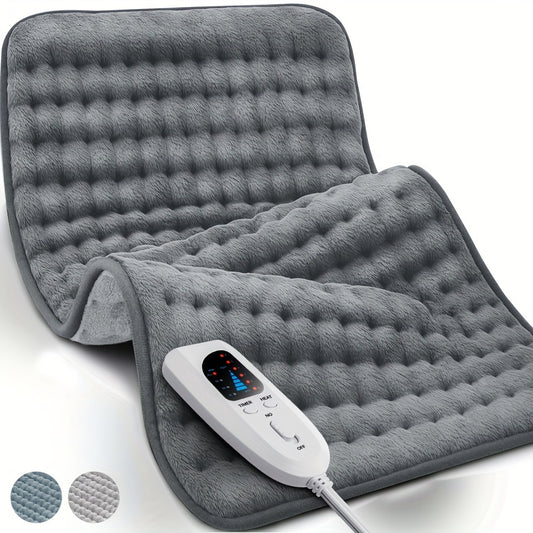 Extra Large Electric Heating Pad 16x30" - Comfort Relief for Back, Neck, Shoulders & More - 6 Heat Levels, 4 Timer Settings, Auto Shut-Off, Machine Washable, Moist/Dry Relax