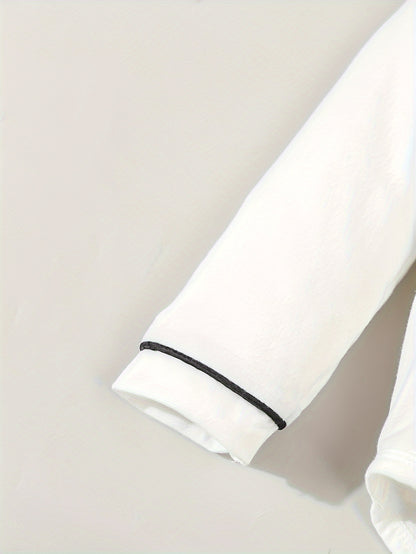 2pcs, Bodysuit With A Bow Tie And Xmas/Black And Grey Plaid Suspenders Pants For Baby Boys, Outdoor Cloth