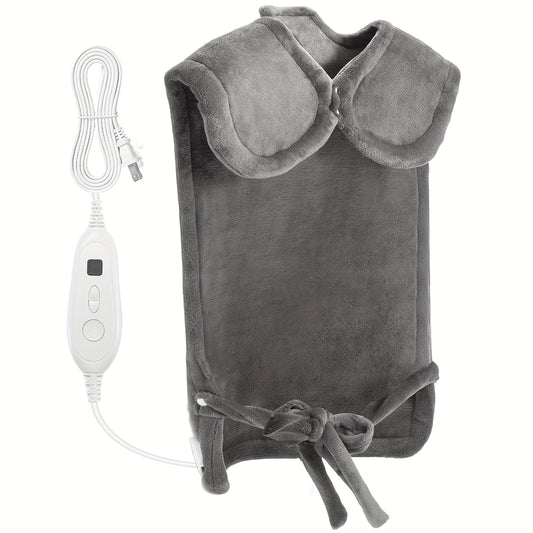 DAILYLIFE Heating Pad For Neck And Shoulder And Back, Electric Heating Wrap, UL Certified With Overheating Protection | 6 Heating Settings | Auto-Off | Machine Washable, 26"x35".