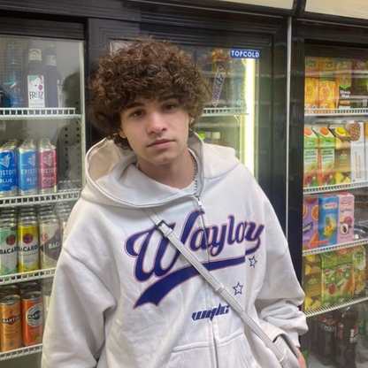 flowersverse Y2K Fashion Symbol print Harajuku Loose Casual Zipper Hoodie man Cardigan Sweatshirt oversized High Streetwear hiphop Warm Tops