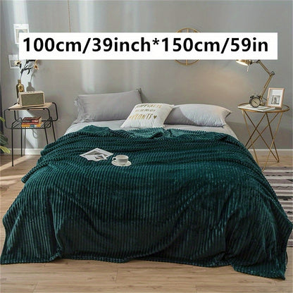 1pc Ultra-Soft Plush Imitation Rabbit Fur Throw Blanket - Warm, Cozy, and Soothing for Couch, Bed, and Sofa - Perfect for Snuggling Up on Chilly Nights