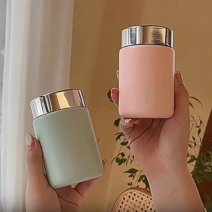 7.78oz Mini Stainless Steel 304 Vacuum Flask, Fashionable Portable Pocket Insulated Mug for Coffee and Tea, Uncharged Double-Wall Thermal Beverage Tumbler