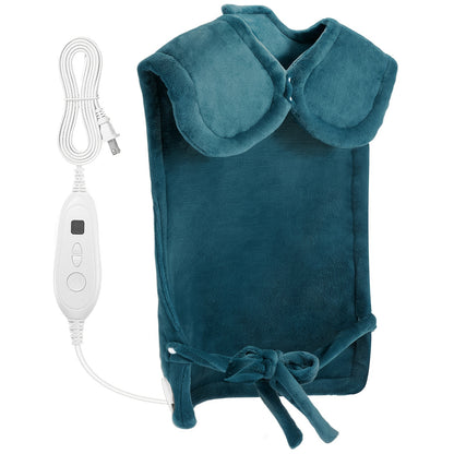 DAILYLIFE Heating Pad For Neck And Shoulder And Back, Electric Heating Wrap, UL Certified With Overheating Protection | 6 Heating Settings | Auto-Off | Machine Washable, 26"x35".