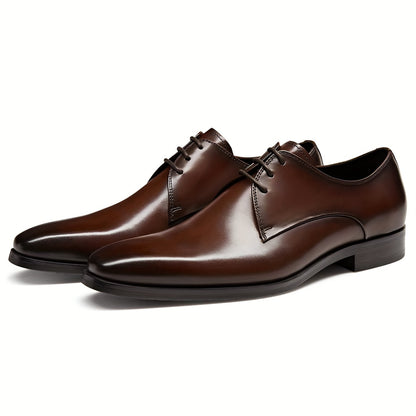 Luxury Mens Oxford Dress Shoes - Classic Lace-up, Premium Leather, Perfect for Black Tie Events & Weddings - Comfortable, Durable, and Stylish Business Shoes