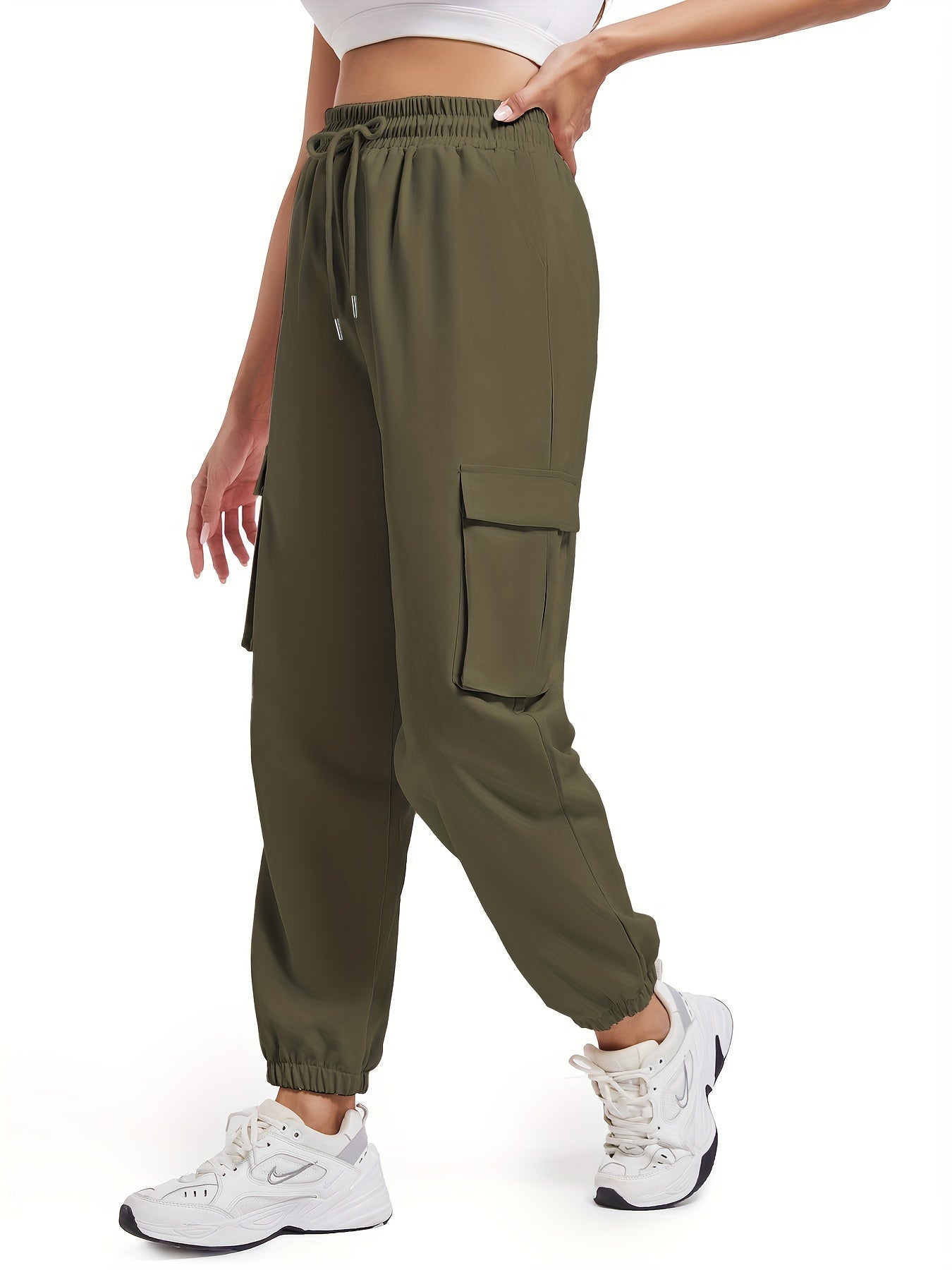 2-Pack Cargo Pants with Drawstrings