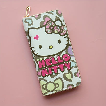 1pc Girl's Sanrio Hello Kitty Cartoon Sweet Cute Wallet, Card Bag Coin Wallet