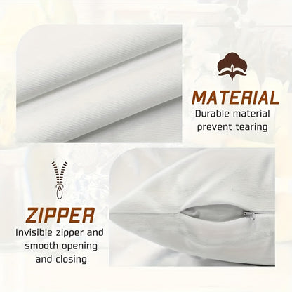 4PCS Christmas Holiday Decorative Throw Pillow Covers, Velvet Printed Swan Design, Luxury Golden Comfort Soft Cushion Cases, Festive Single-Sided Print, Zippered, Machine Washable for Living Room, Bedroom, Sofa – 100% Polyester