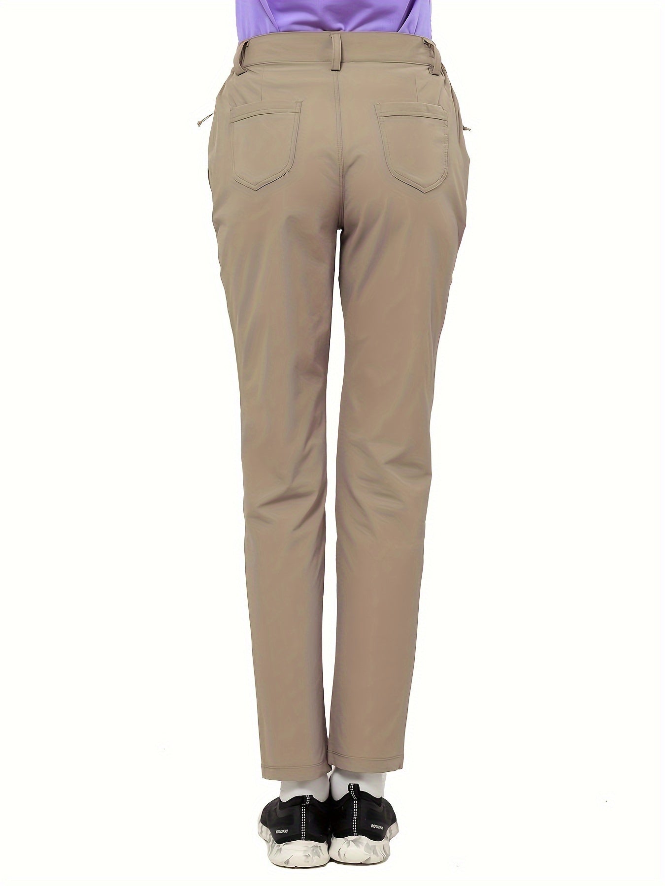 Women's High Waist Quick-drying Stretchy Outdoor Pants For Hiking, Mountaineering & Climbing, Women's Activewear