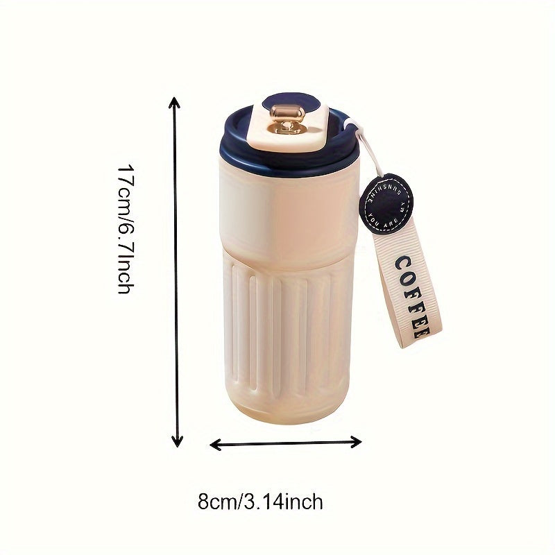 Versatile Stainless Steel Coffee Mug - Portable, Insulated For Hot & Cold Drinks, Perfect For Outdoor Camping, Parties & Everyday Use