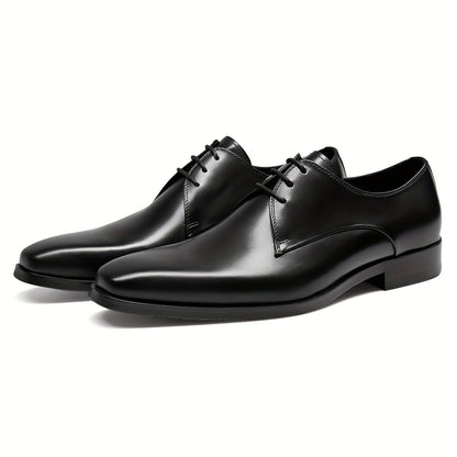 Luxury Mens Oxford Dress Shoes - Classic Lace-up, Premium Leather, Perfect for Black Tie Events & Weddings - Comfortable, Durable, and Stylish Business Shoes