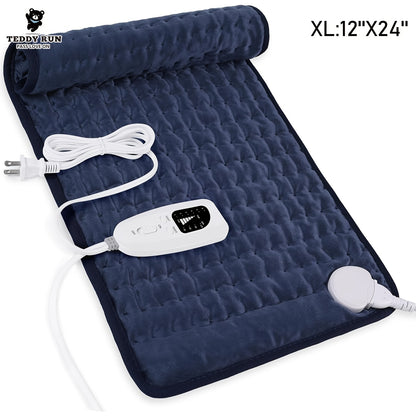 Heating Pad-12''×24''Electric Heating Pads for Back, Neck, Abdomen, Moist Heated Pad for Shoulder, knee, Hot Pad for Arms and Legs, Dry&Moist Heat & Auto Shut Off