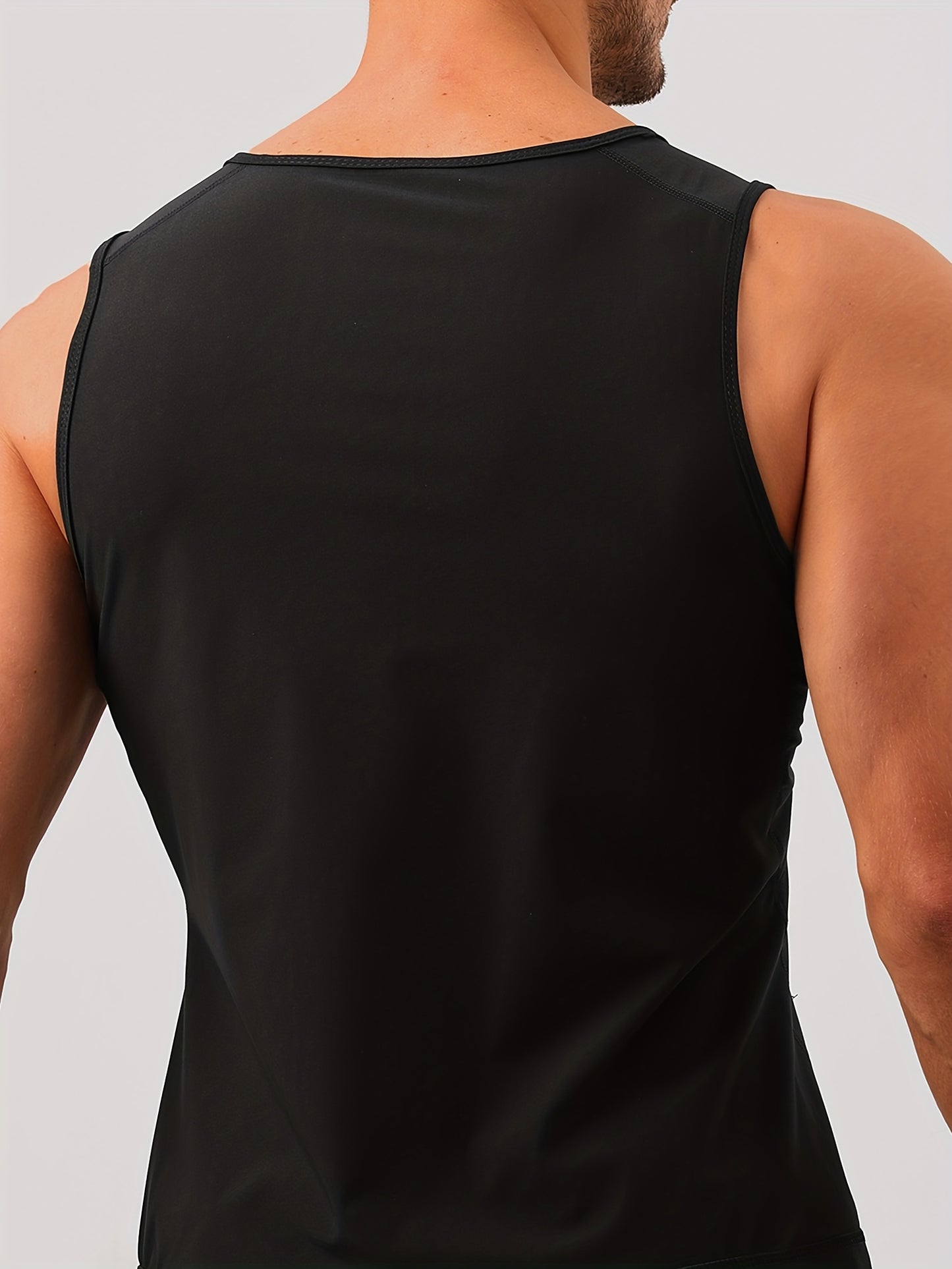 Men's Sauna Vest: Get Fit and Shed Pounds with this Neoprene Waist Trainer Jacket!