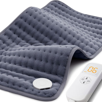 Heating Pad For Back, Neck, And Shoulder Pain Relief, Auto Shut Off, 6 Heat Settings, Extra Large 12 X 24, Ideal For Muscle Aches And Arthritis Pain