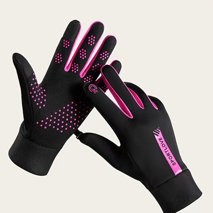 Winter Warmth Touch Screen Gloves - Windproof, Coldproof, and Water Resistant Fitness Gloves for Women and Men - Ideal for Outdoor Activities, Sports, and Everyday Use