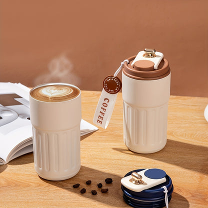 Versatile Stainless Steel Coffee Mug - Portable, Insulated For Hot & Cold Drinks, Perfect For Outdoor Camping, Parties & Everyday Use