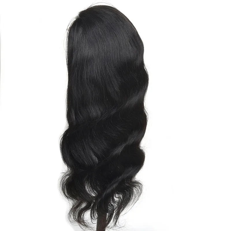 Straight Body Wave Malaysian 100% Human Hair 4*4*1 Lace Wig T-Part Wigs Mechanism Adjustable Strap 10-30inch Natural Color