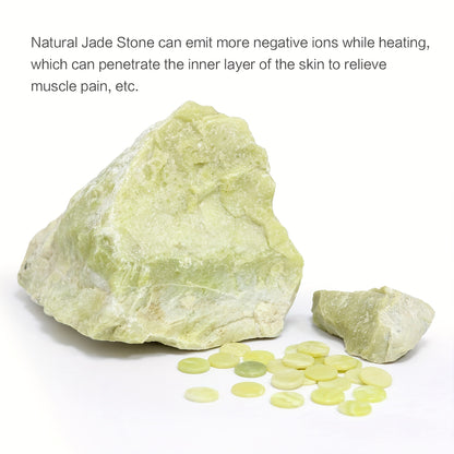 31 By 21 Inches Jade Stone Far Infrared Heating Pad For Back, Abdomen, And Leg Pain Relief With Smart Remote Controller