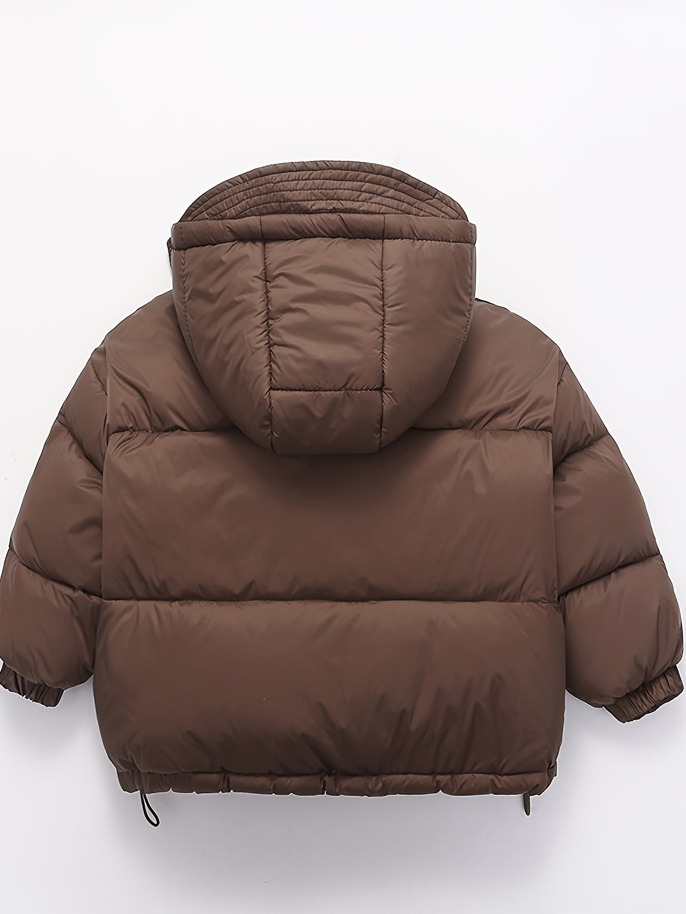 Boys' Deluxe Down Jacket Snow Suits - Soft, Warm, Zip-Up Hooded Winter Overcoat with Spacious Pockets, Reflective Strips for Enhanced Visibility, Perfect for Outdoor Play, Cold Weather Activities, and School Days