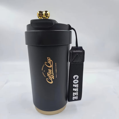 1pc, Travel Mug, Stainless Steel Coffee Cups, Vacuum Insulated Water Cups, Portable Travel Drinkware, Gifts