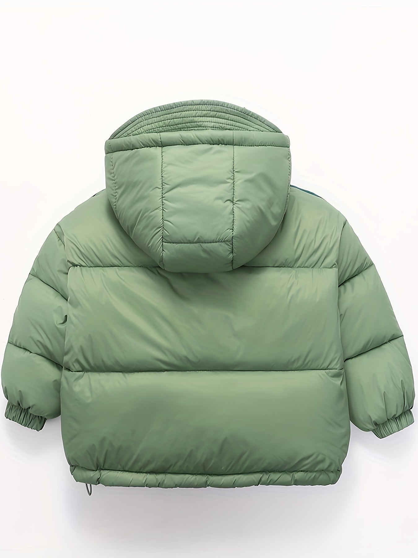 Boys' Deluxe Down Jacket Snow Suits - Soft, Warm, Zip-Up Hooded Winter Overcoat with Spacious Pockets, Reflective Strips for Enhanced Visibility, Perfect for Outdoor Play, Cold Weather Activities, and School Days