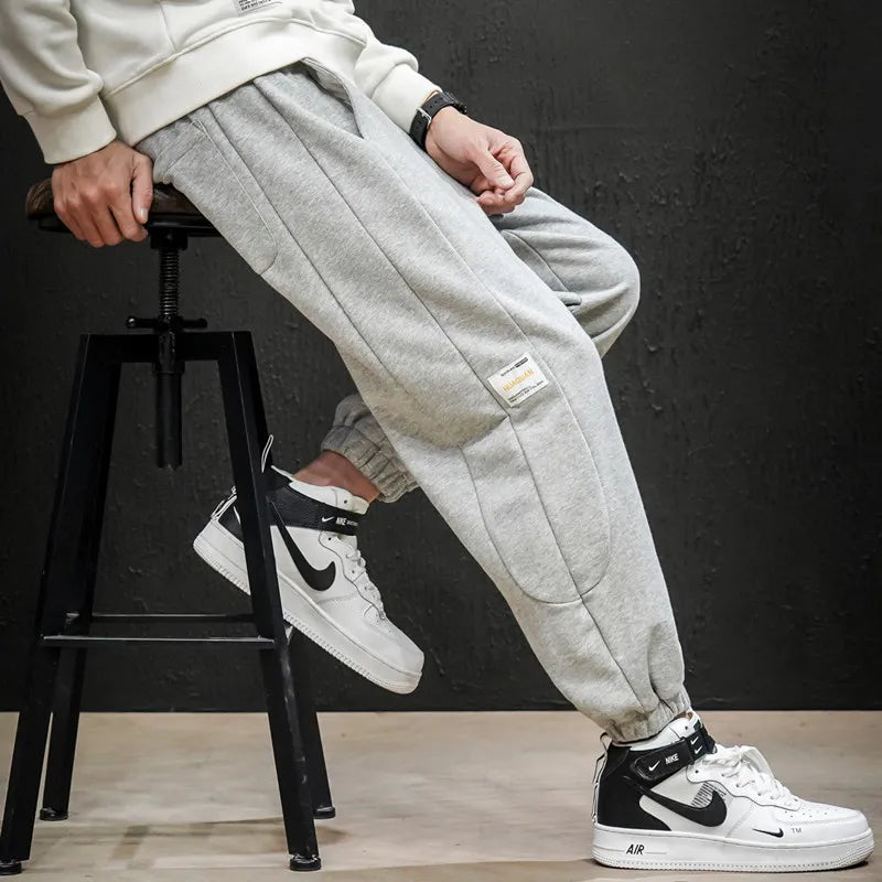 Men pants sweat pant designer men's clothing Spring sweatpants for men Drawstring plus size Cool streamline slant pocket sweatpants letter jraphic cotton exercise