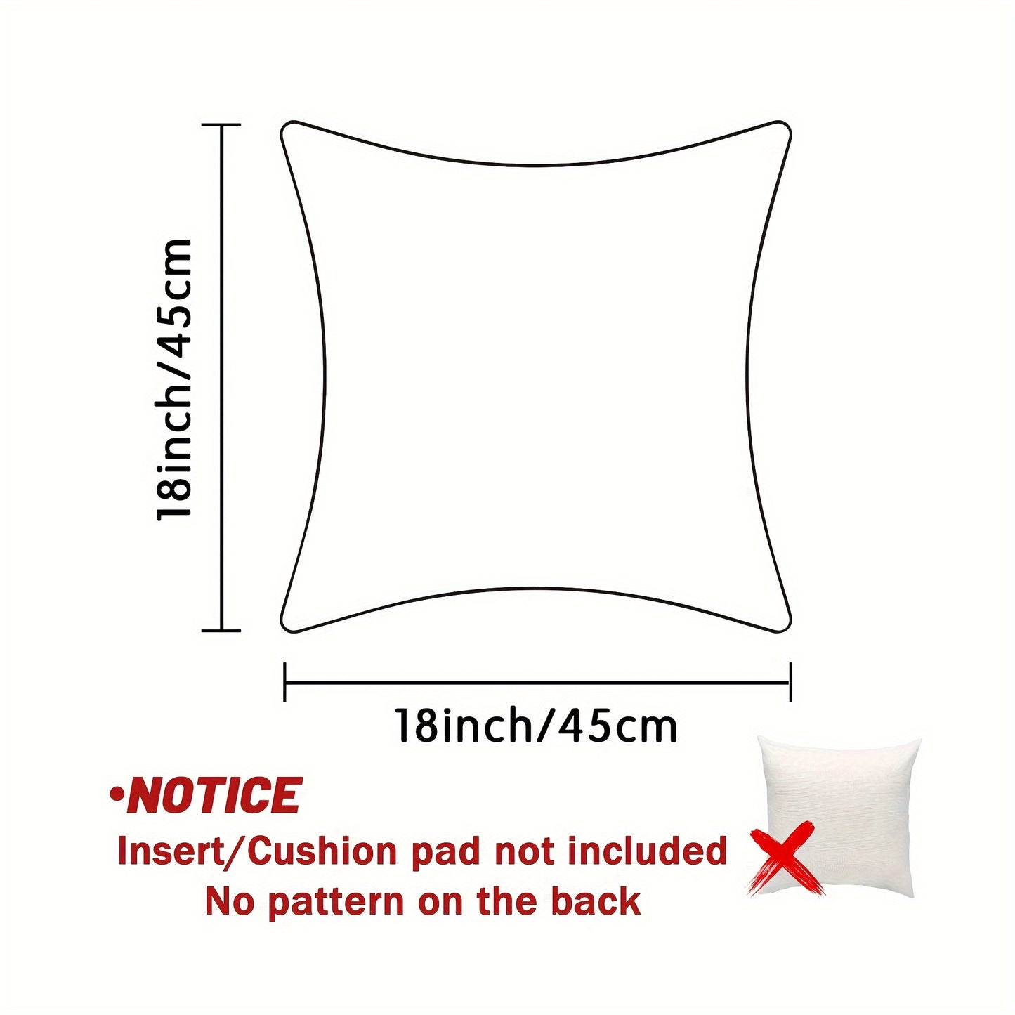 4-Pack 18x18 inches Velvet Christmas Throw Pillow Covers, Soft Decorative Cushion Cases with Santa Hat & Tree Design, Contemporary Farmhouse Style, Zippered, Machine Washable for Living Room Sofa Bed Decor