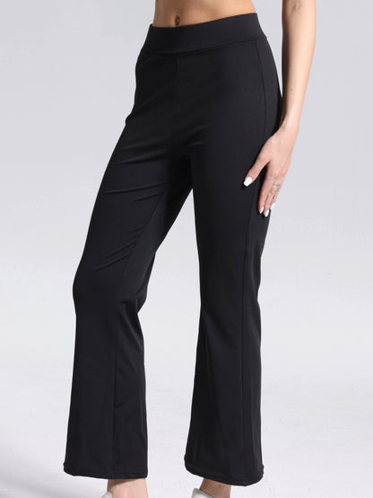 Women's Outdoor Hiking Pants, Fashionable, Water-Resistant, Four-Season, High-Waisted, No Pattern, No Print