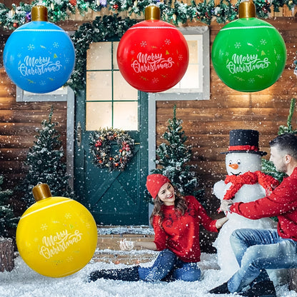 New Inflatable Christmas Ball Party Gathering Courtyard Outdoor Ball Fun Holiday Atmosphere Ornament