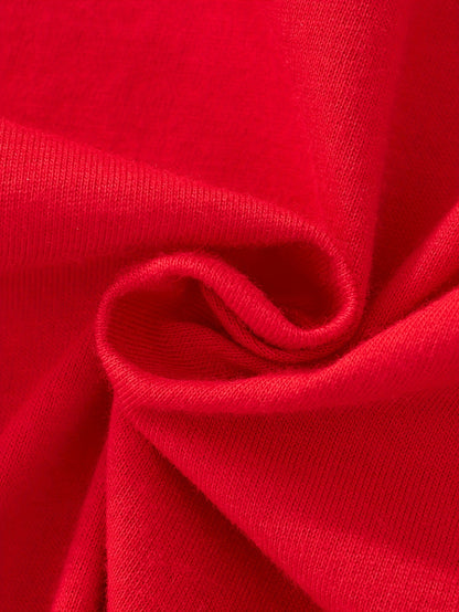 Boy's Cartoon Print Long Sleeve Crew Neck T-shirt - Fun Christmas Tree Design, Kids Casual Holiday Autumn Winter Clothes, Comfortable and Cozy for Boys