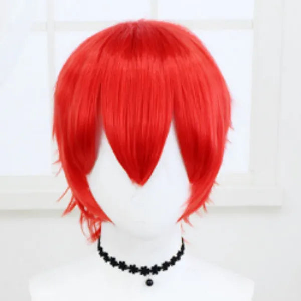 Short hair with fur on top, multiple colors available for headwear, female hairstyle