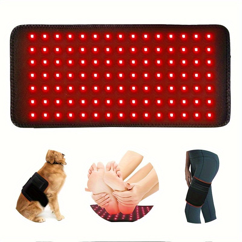 Therapeutic Red Light Infrared Wrap - Relieves Body Pain, Boosts Energy Recovery, and Soothes Back, Waist, Shoulder, Knee, and Feet with Timer - Ideal Gift for Fast Relief