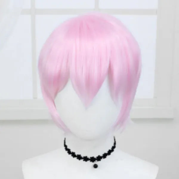 Short hair with fur on top, multiple colors available for headwear, female hairstyle