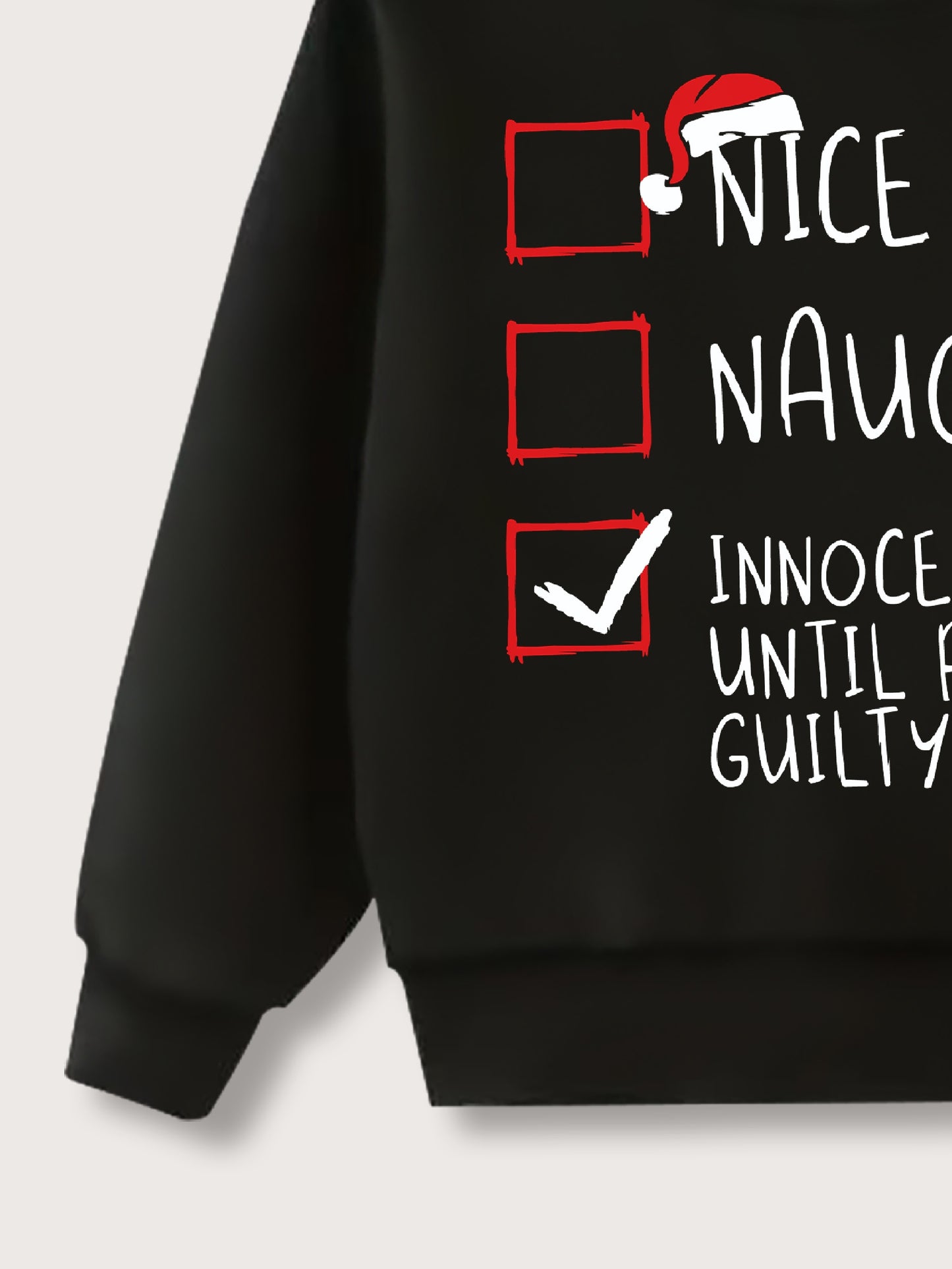 Boys Cozy Crew Neck Slogan Print Fleece Sweatshirt - Soft, Lightweight, Comfy, and Warm for Fall and Winter - Machine Washable, Polyester Fabric, Long Sleeve, Random Print, and Regular Fit