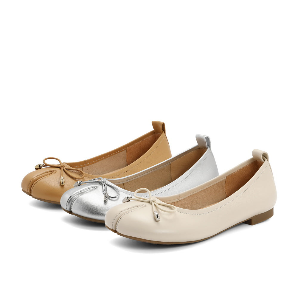 flowersverse - Women Belle Wobow Tie Tabi Ballerina Flats
