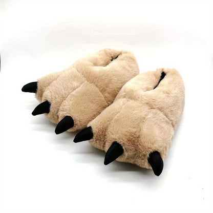 Womens Ultra-Soft Kawaii Claw Slippers - Adorable Novelty Design, Anti-Skid Indoor Slides for Cozy Lounging, Effortless Slip-On Style - Perfect Home Party or Casual Wear Gift