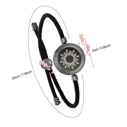 DOYOMI Long Distance Touch Bracelets For Couples, Vibration & Light Up For Love Couples Bracelets | Long Distance Relationship Gifts For Girlfriend Pairing Jewelry